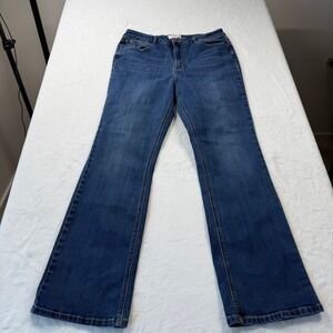 Wrangler Bootcut Jeans Womens 14 Blue Good Stretch Denim Medium Wash 1802564